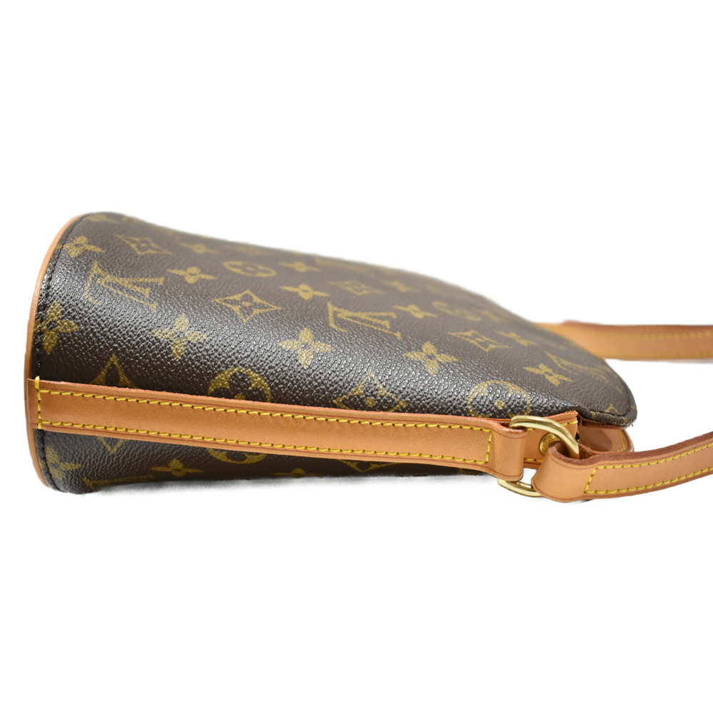 Louis Vuitton Shoulder Monogram Coated Brown Crossbody Canvas Danube Bag - Picture 4 of 7